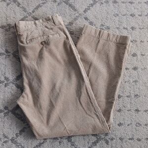 L.L. Bean Stretch Country Corduroy Pants Classic Fit Men's 34x30 Khaki 0 CYC2